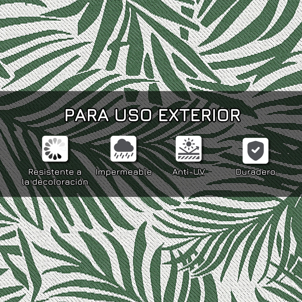 Tappeto 152x243 cm ¨C Minimal ¨C Verde scuro e bianco