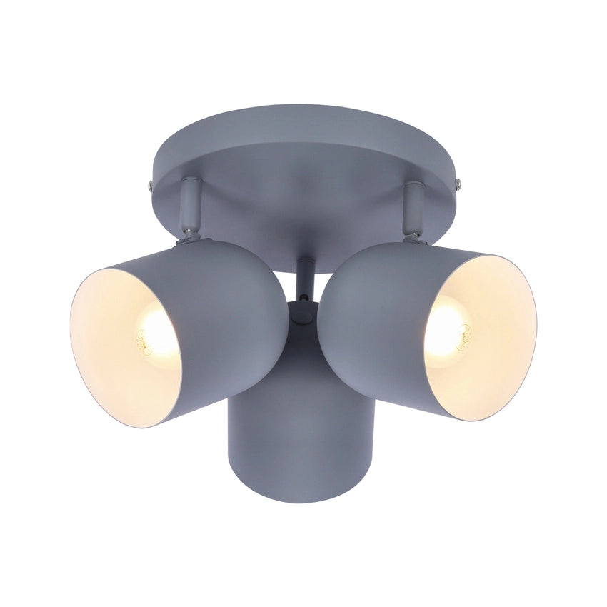 Plafoniera Candellux Azuro 98-63236 grigia 32cm 3xE27