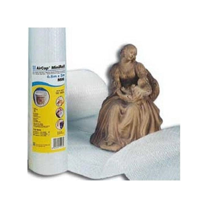 Sealed Air 100912133 AirCap Midi ELLRT Rotolo a bolle d'aria 1 x 100 m 9 mm 30% materiale riciclato colore Trasparente