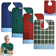 4 pacchi di protezioni per tavolo per adulti, protezioni per tavolo con motivi per adulti e donne, impermeabili e lavabili, difensori di abbigliamento adattabili per la sala da pranzo, per anziani, anziani, uomini e donne