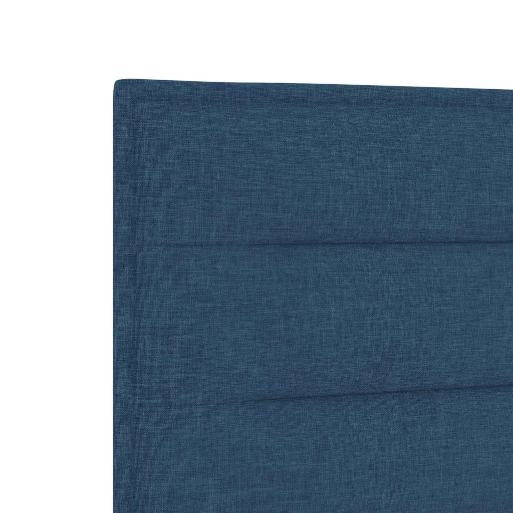 Letto box spring con materasso Blu 180 x 200 cm Tessuto 3451523