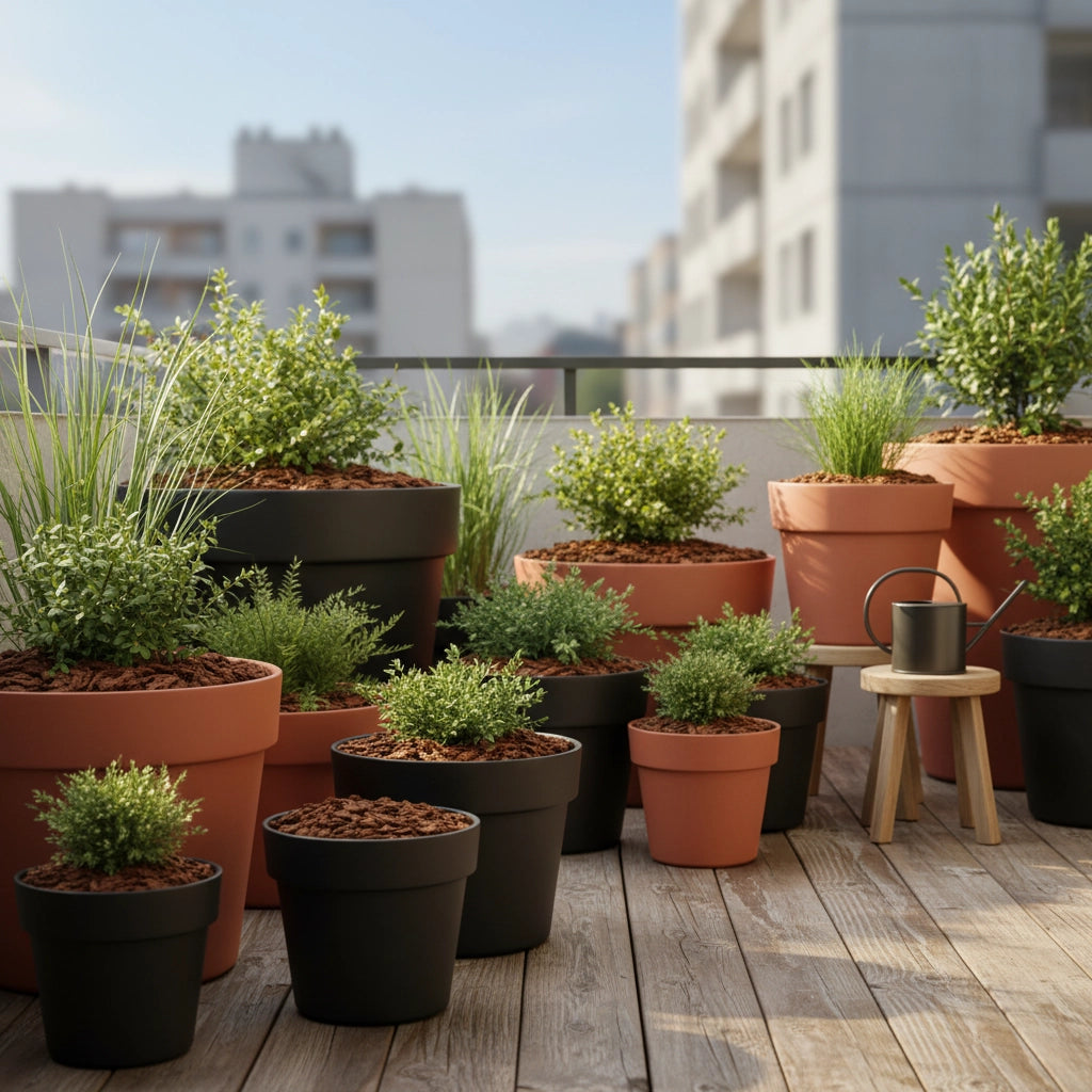 Corteccia vegetale pacciamante naturale per giardino 60 l