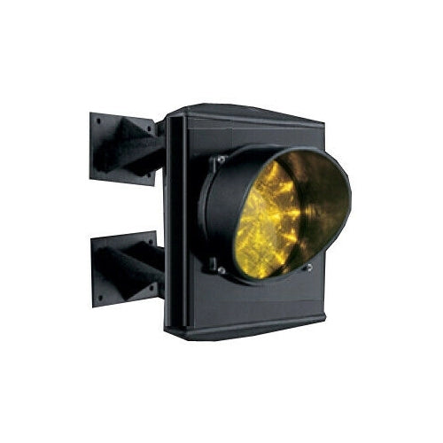 SEMAFORO GIALLO SINGOLA 1 LUCE 24V LED LAMPADA MONOLAMPADA PARCHEGGIO IMPIANTO