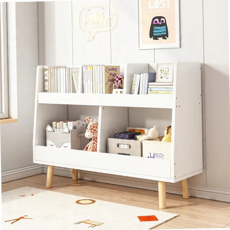 Bücherregal, Weiß 60x25x80 Cm