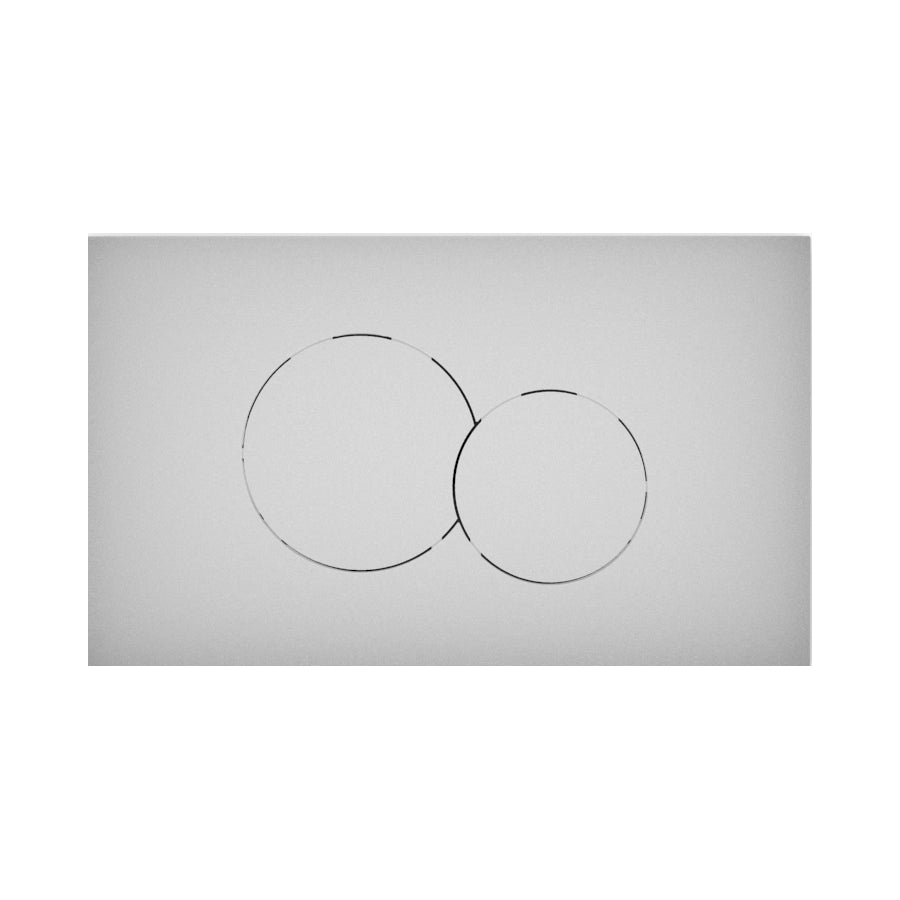 PLACCA PER CASSETTA AD INCASSO LUNARIS- Bianca- ITS- pezzi 1
