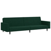 Divano letto | Sof¨¤ letto | Letto singolo a 2 Posti Verde Scuro in Velluto