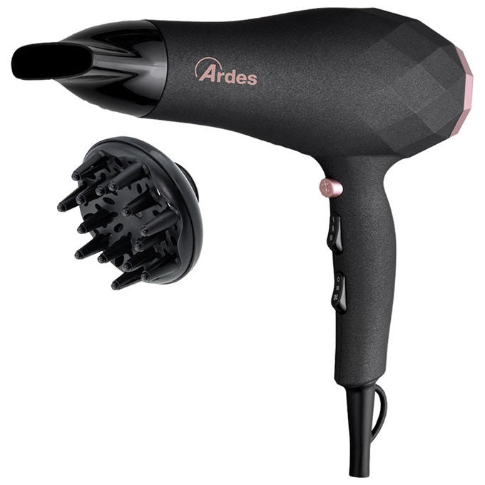 Ardes Stylo Asciugacapelli 2200W con Diffusore e Gancio