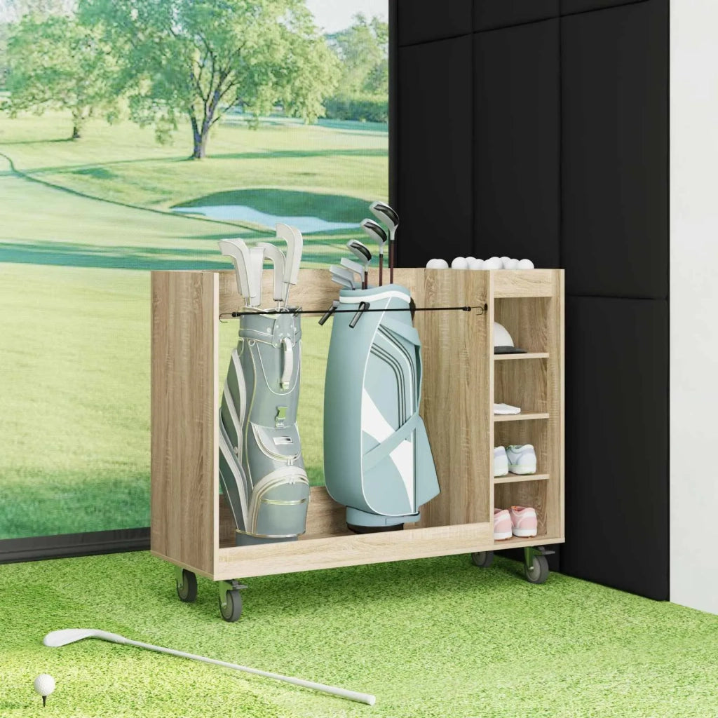 Armadio per Golf con ruota Rovere Sonoma 120 x 45 x 98 cm CFW7046325