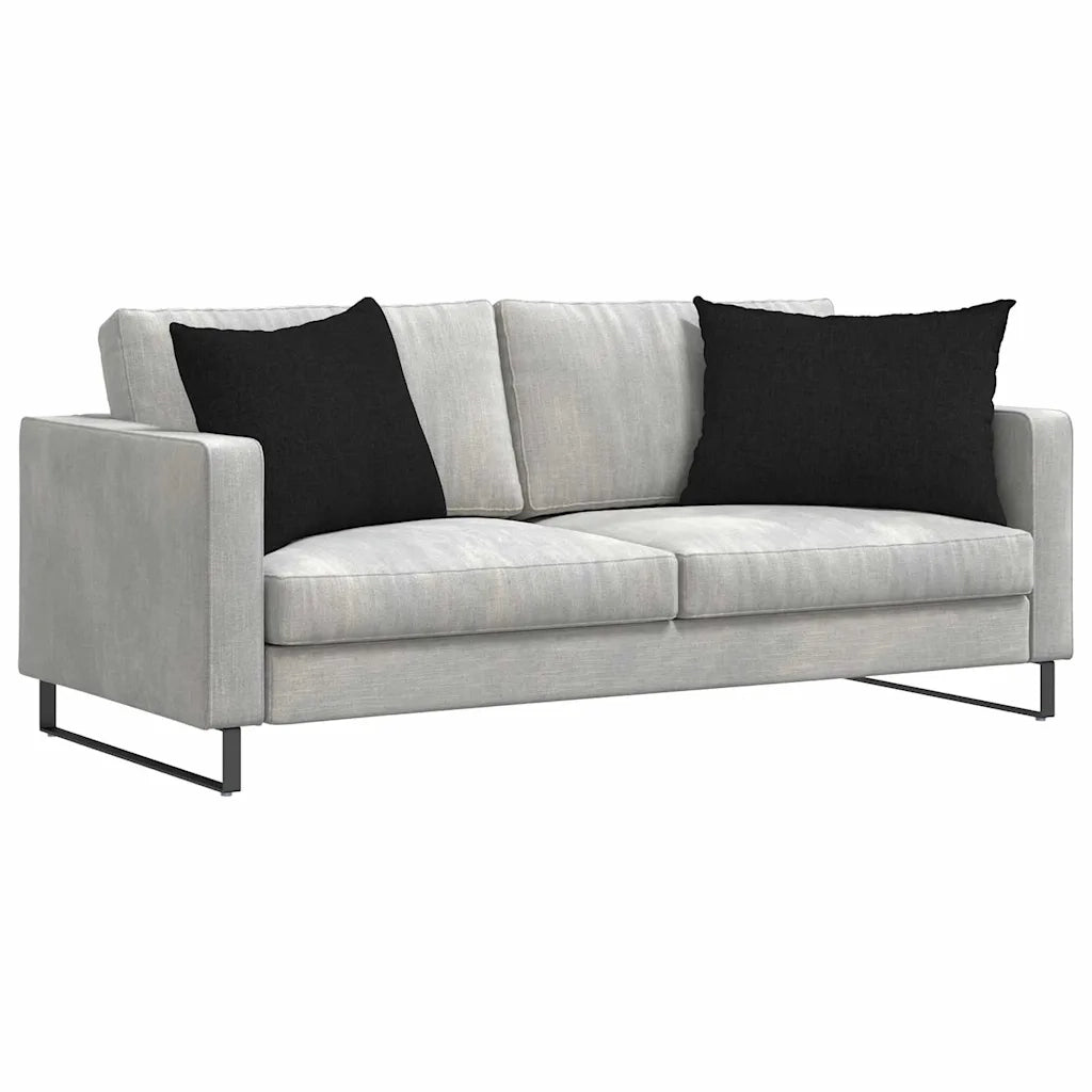 Cuscini da Divano 2 pcs Nero 70 x 50 cm Tessuto 42013741