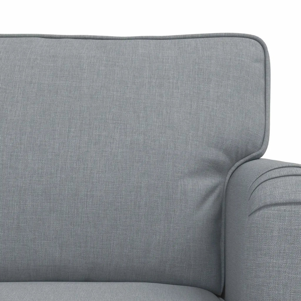 Set di divani 2 pcs Grigio chiaro 144 x 80 x 85 cm Tessuto 3407516
