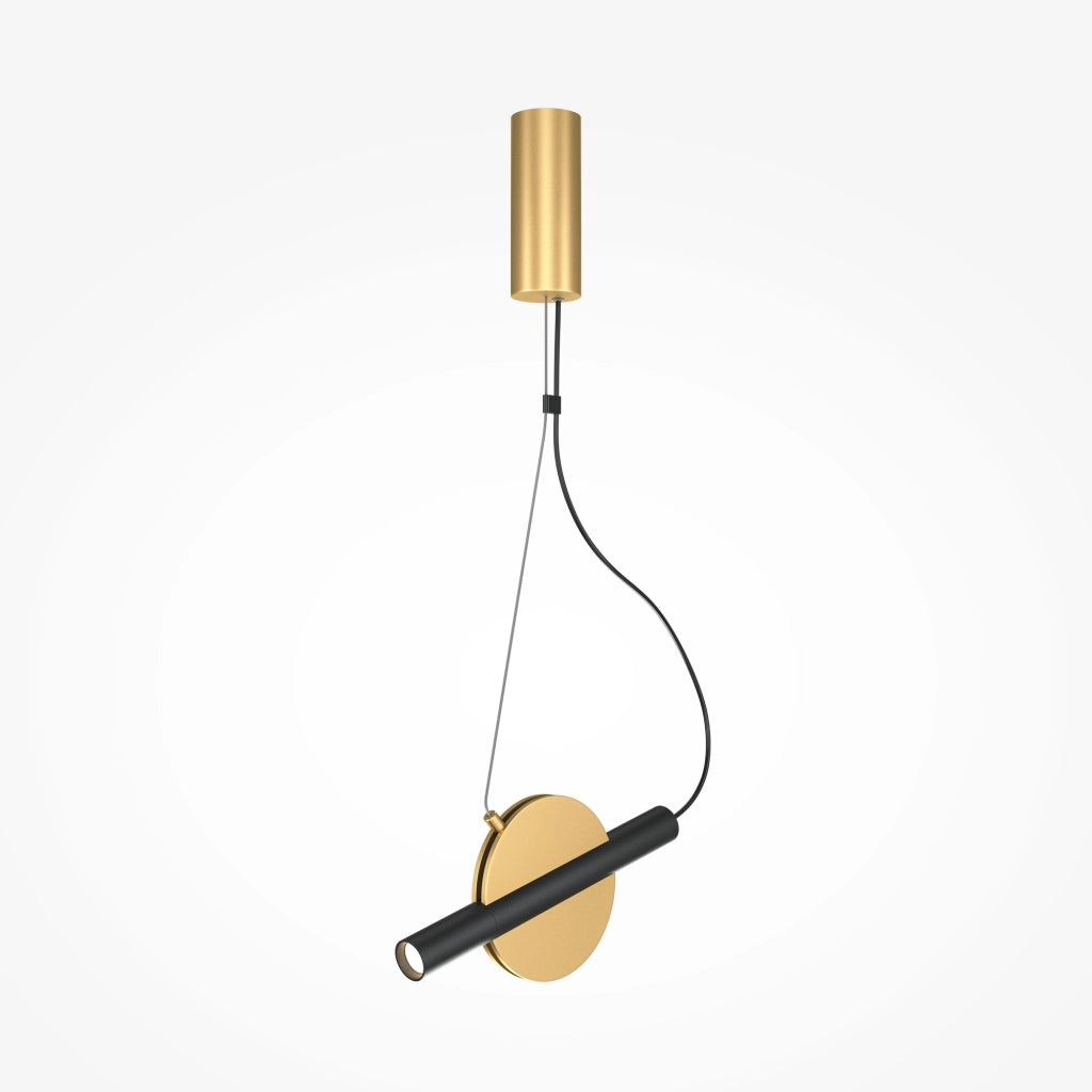 Lampada a sospensione Maytoni Enigma LED oro 220 cm