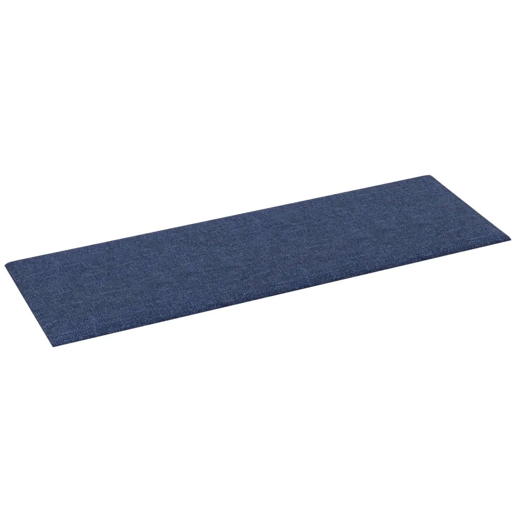 Testiera | Testata da Parete 12 pcs Blu 90 x 30 cm Tessuto