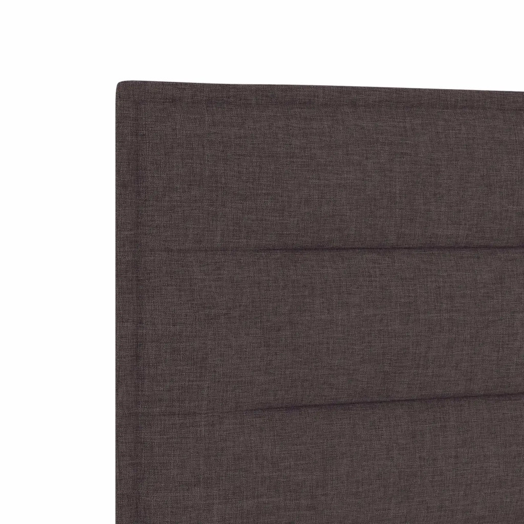 Letto box spring con materasso Marrone Scuro 80 x 200 cm 3451331