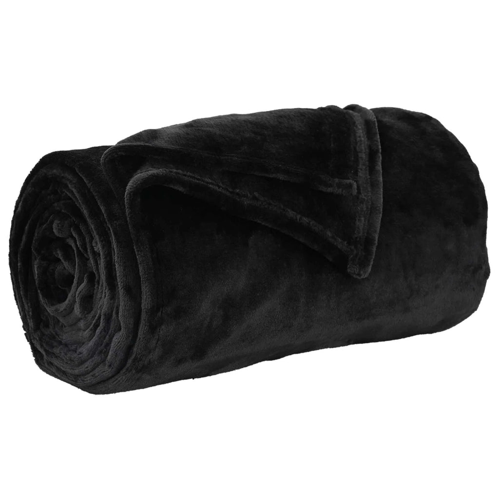 Coperta Nero 240 x 270 cm Panno 42016780