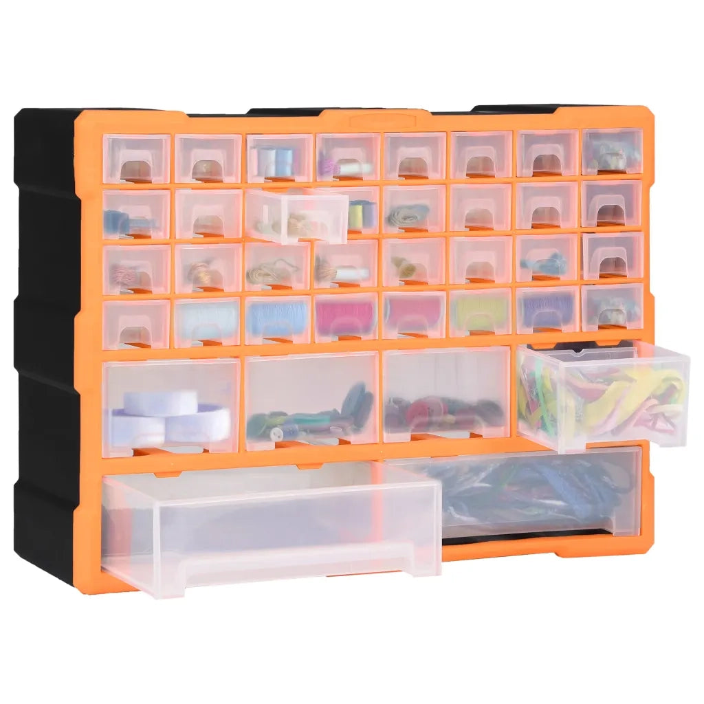 Mobile Contenitore con 38 Cassetti 52x16x37,5 cm 147577