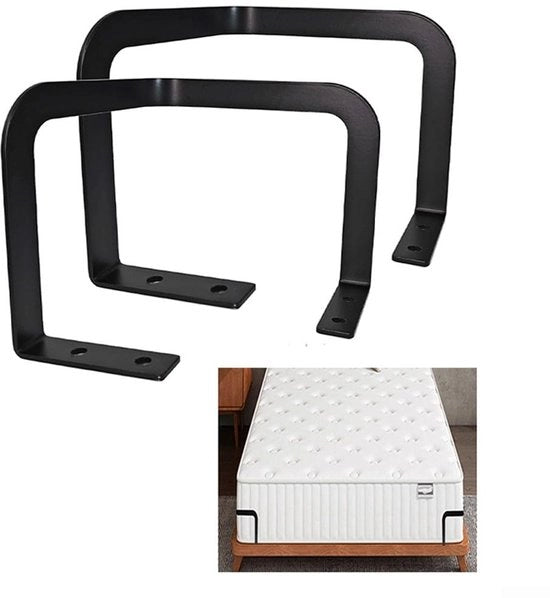 Sostegno Matrimoniale Efficiente - Antiscivolo Stabilizzatore - Separatore di Testata in Metallo - 2 Pezzi - Materiale Duraturo - Montaggio Facile - Stabilizzatore di Matrimoniale