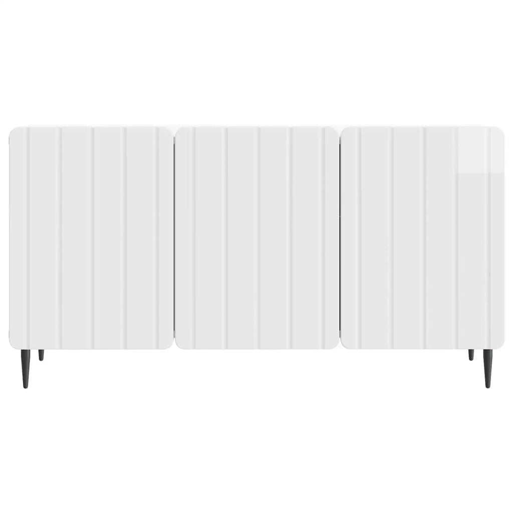 Mobile TV | Armadietto TV | Mobile Porta TV Bianco Lucido 99 x 34,5 x 52 cm Legno ingegnerizzato