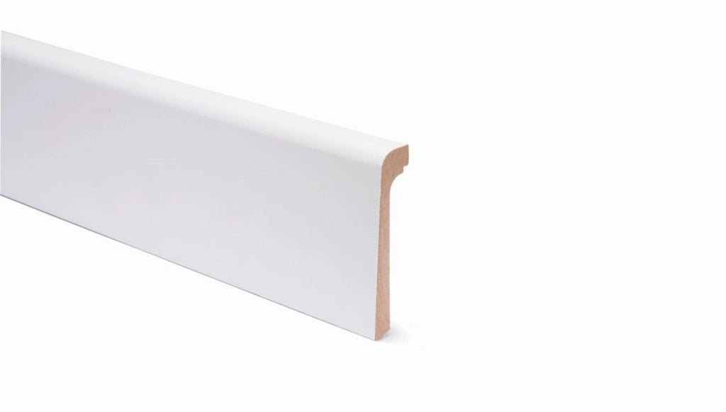 Battiscopa In Mdf Coprimarmo Bianco 24X92X2400 - Kimono