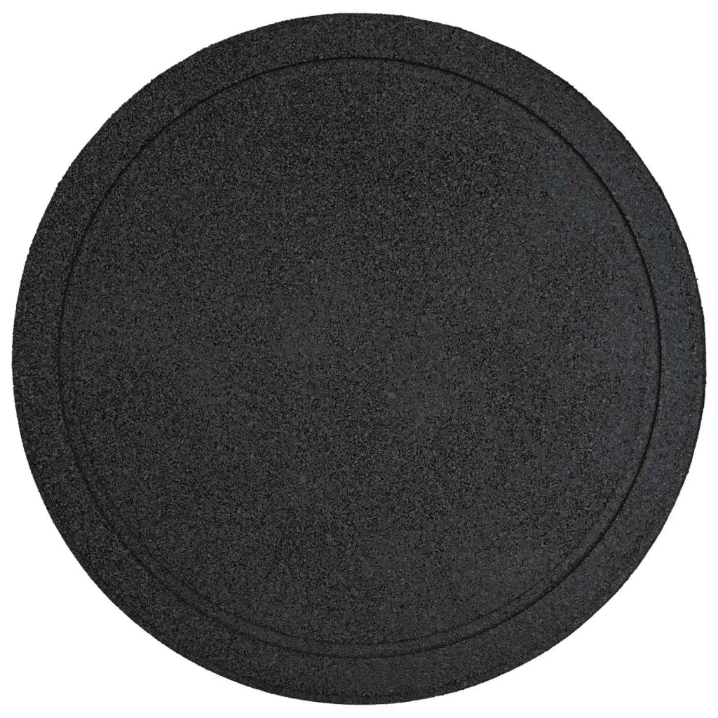 Pietra da Passo 6 pcs Nero Ø 44 x 2 cm Gomma 42030076