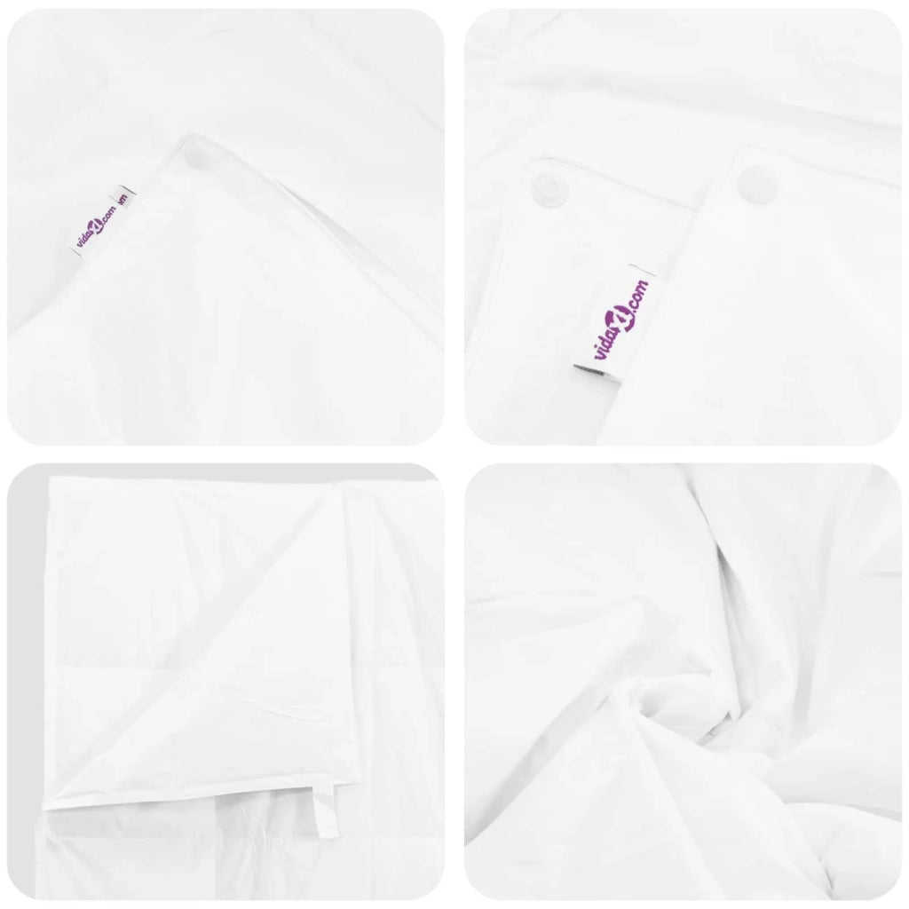 Set di Piumoni con cuscino 3 pcs Bianco Piuma d'anatra 3377231