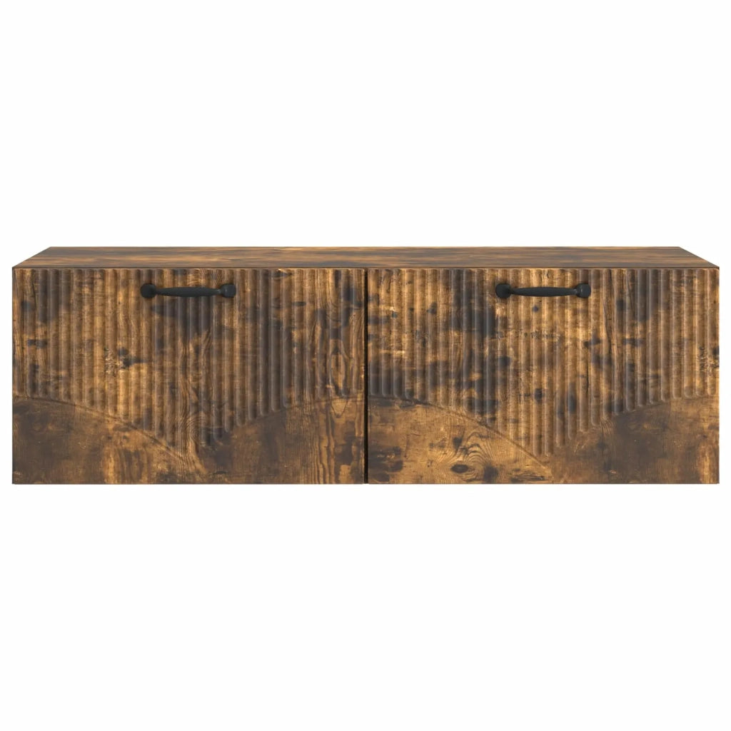 Mobile TV da Muro | Armadietto TV | Mobile Porta TV Rovere Fumo 98 x 41 x 30 cm