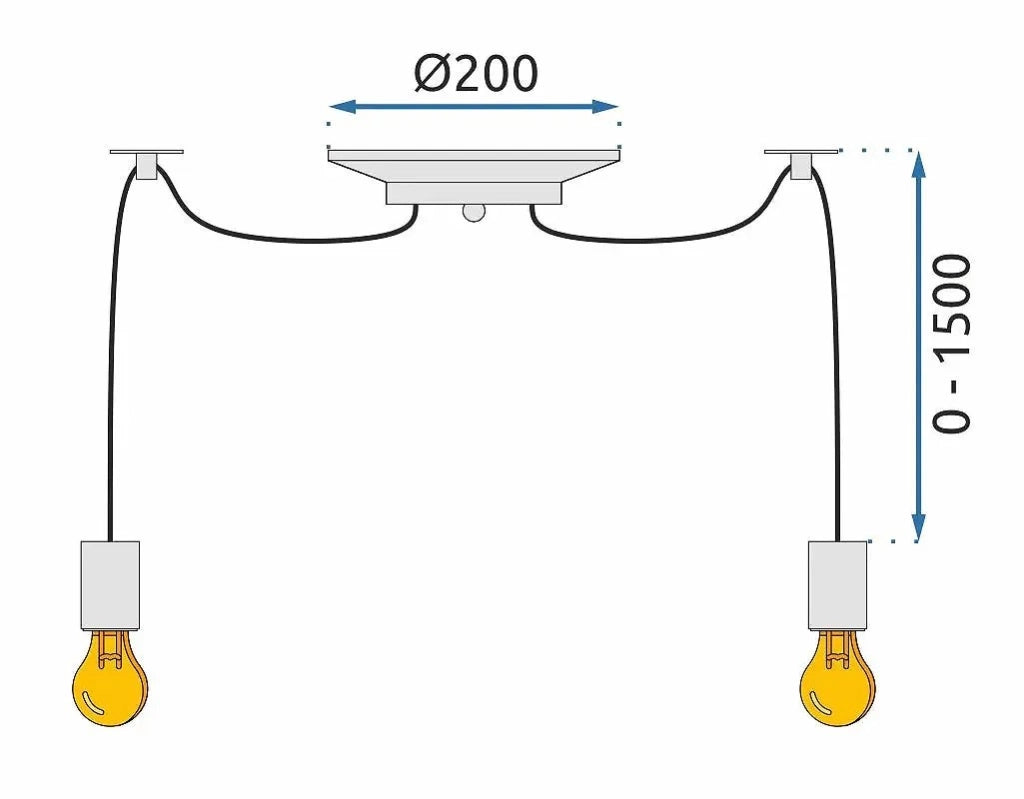 Lampada Ragno Spider 8