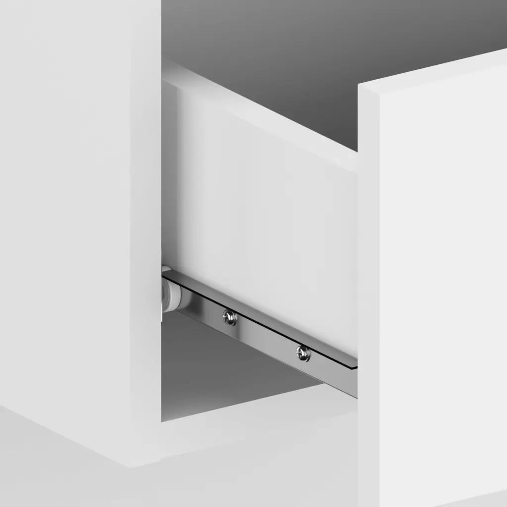 Comodino | Armadio da Notte | Mobiletto da notte a Parete Bianco