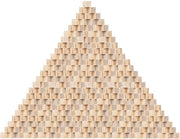 Scatole di Legno 300 Stuks - Blocchi Naturali Non Lavorati - Blocchi di Legno per Attività Educativa - Fai da Te/Hobby - 1 x 1 x 1 cm - Legno di Abete Resinoso
