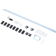 Kit Porta Scorrevole con Rulli e Guida ¨C Minimal ¨C Metallo 186x3x4 cm