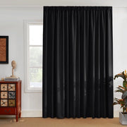 Tende Verdusteranti 300x260cm - Isolazione Termica - Isolazione Acustica - Adatto per Salotto - Camera da Letto - Nero - Decorazione per Finestre