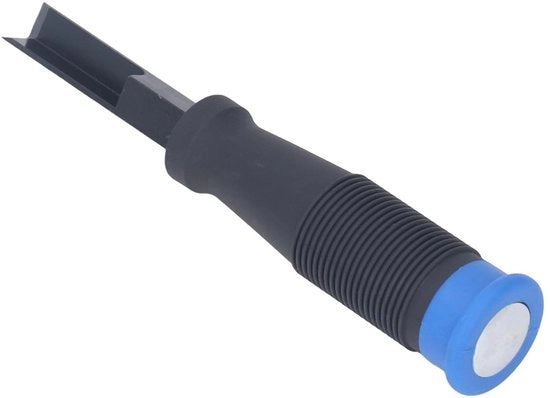 Beitel a 90° per angoli - Materiale in acciaio cromovanosso - Manico in TPR - Antiscivolo - Leggero - Utilizzabile per lavorazione del legno - Beveler a 90°