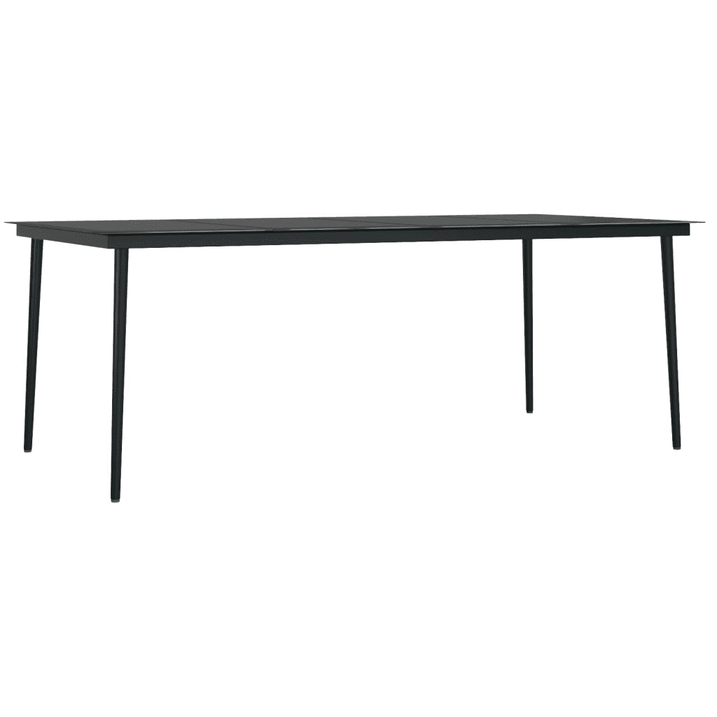 Set da Pranzo da Giardino con Cuscini 7 pz Polyrattan e Vetro 3099791