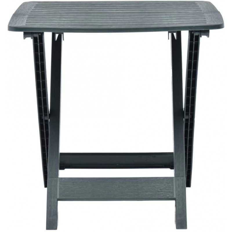 Tavolo Resina Pieghevoletevere Verde 79X72 Progarden