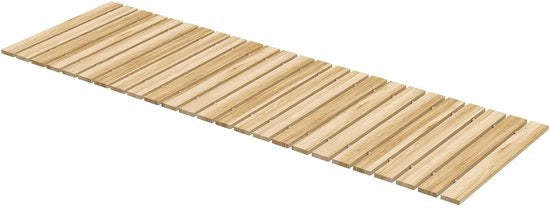 Pavimento per giardino in legno - 120x38 cm - Ospitabile - 1,7 kg - Facile da pulire - Sentiero per giardino - Estetico