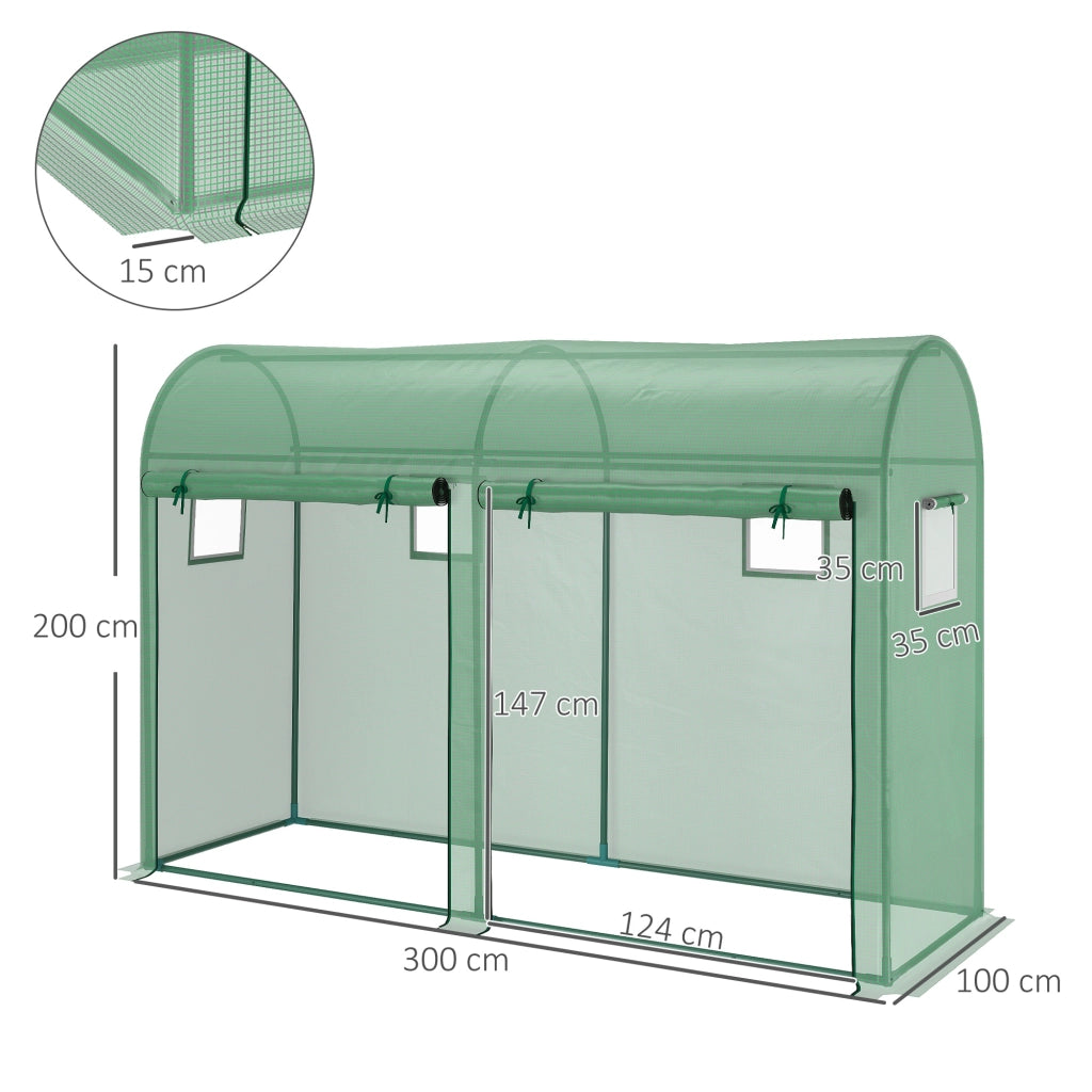 Serra da Giardino ¨C Zephmum ¨C Verde 300x100x200 cm