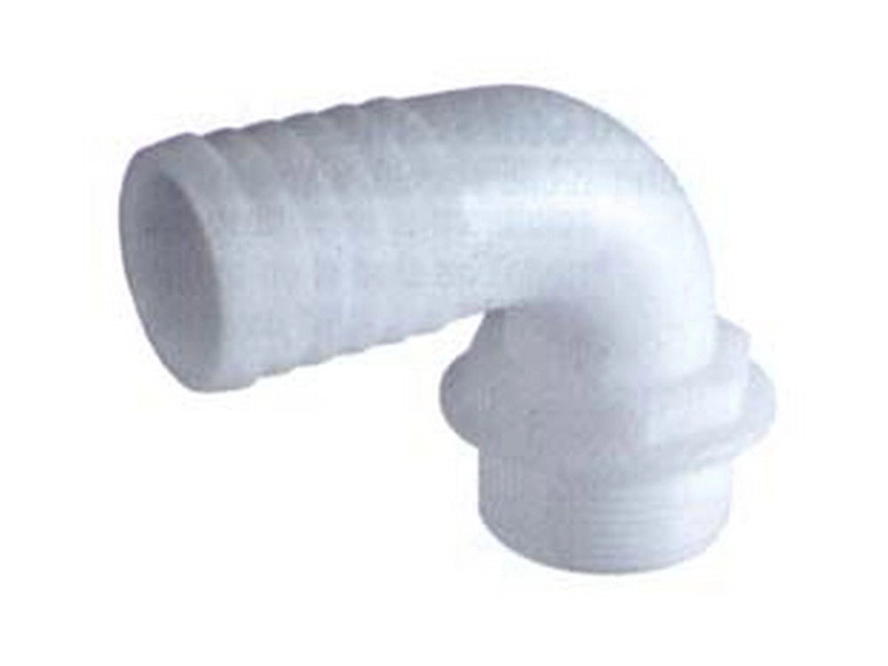 10pz raccordo in nylon curvo 90° portagomma  - m 1" x dn ø mm.25 1" cod:ferx.fer197526