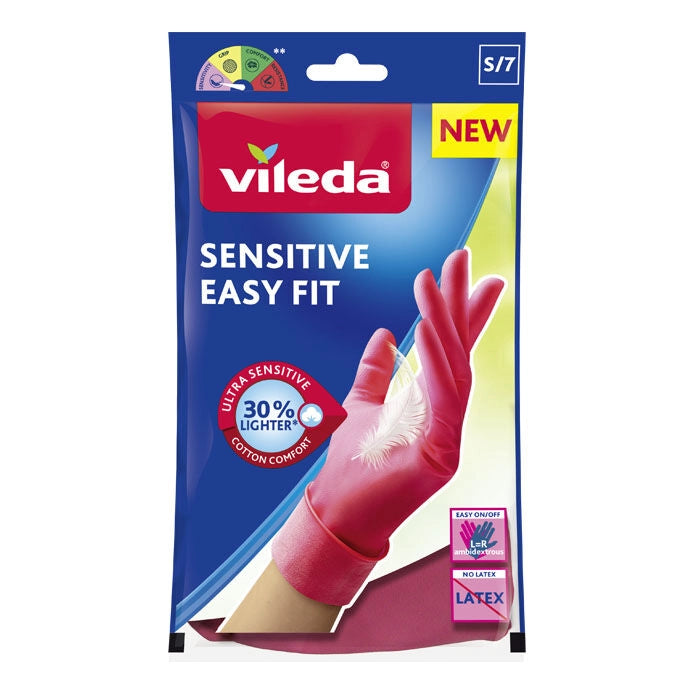 GUANTI VILEDA SENSITIVE EASY FIT IN NITRILE TAGLIA S