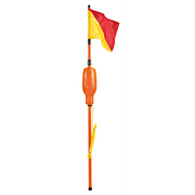 ASTA IOR TELESCOPICA ARANCIO FLAG HOLDING CLAMP