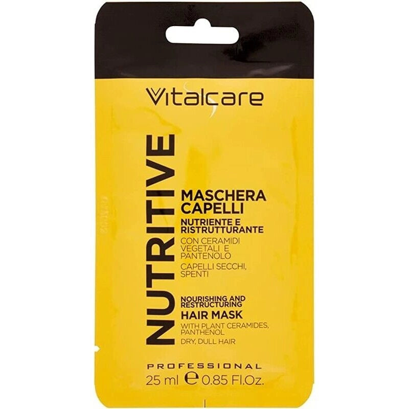 VITALCARE MASCHERA MONOUSO PER CAPELLI NUTRIENTE CON CERAMIDI DI VEGETALI