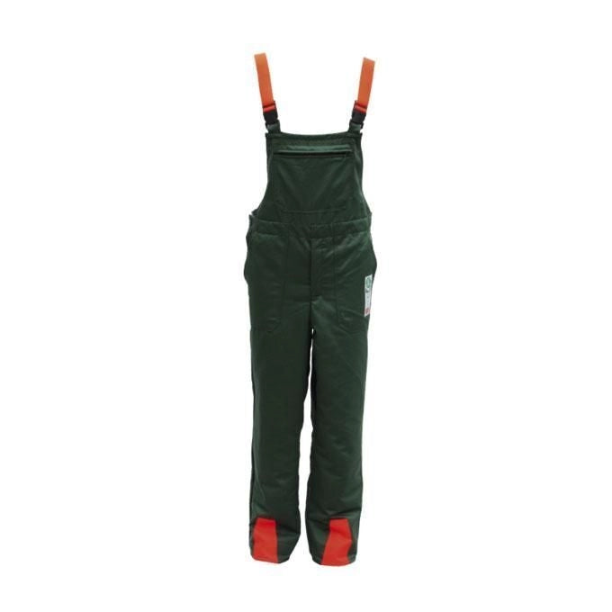 BRUMAR Pettorina in Cotone Heavy Antitaglio Classe I Verde con Inserti Arancioni colore Verde Arancio