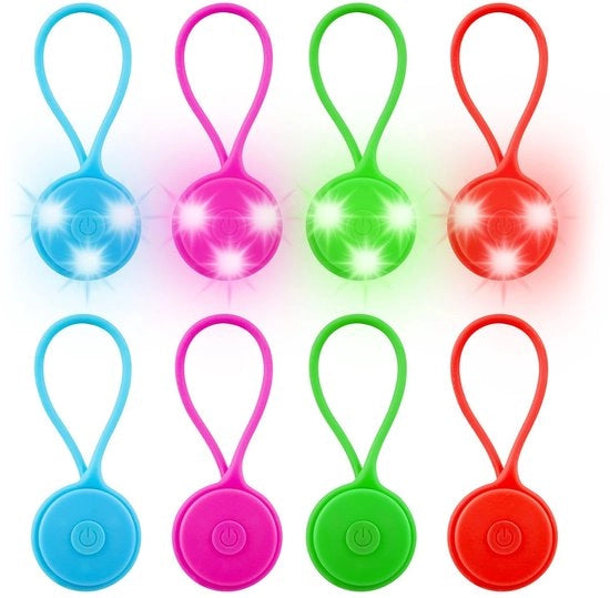 Luci di sicurezza a LED - Miglior visibilità - Impermeabile - Raggioreflettori per bambini - Ideale per jogging e camminata