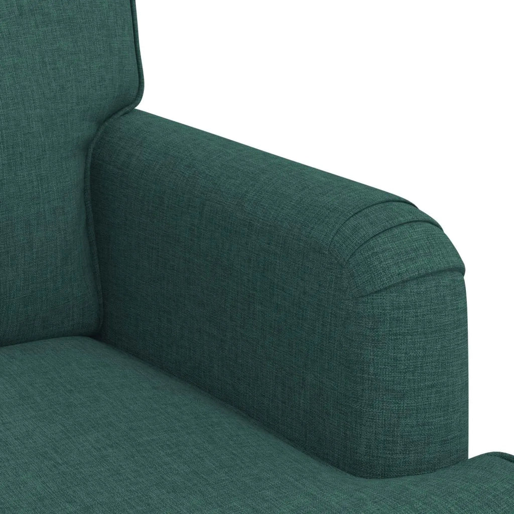 Set di divani 2 pcs Verde Scuro 201 x 80 x 85 cm Tessuto 3407607