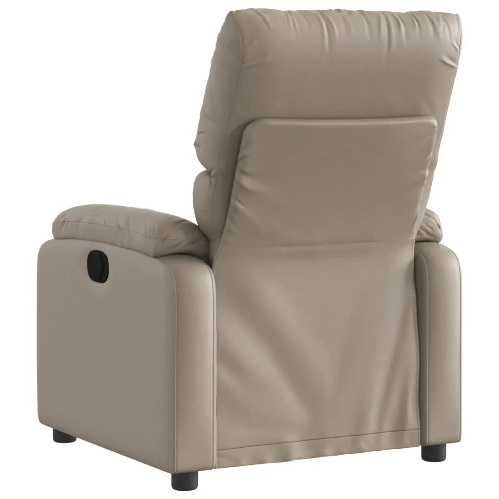 Poltrona Reclinabile Cappuccino in Similpelle 373440