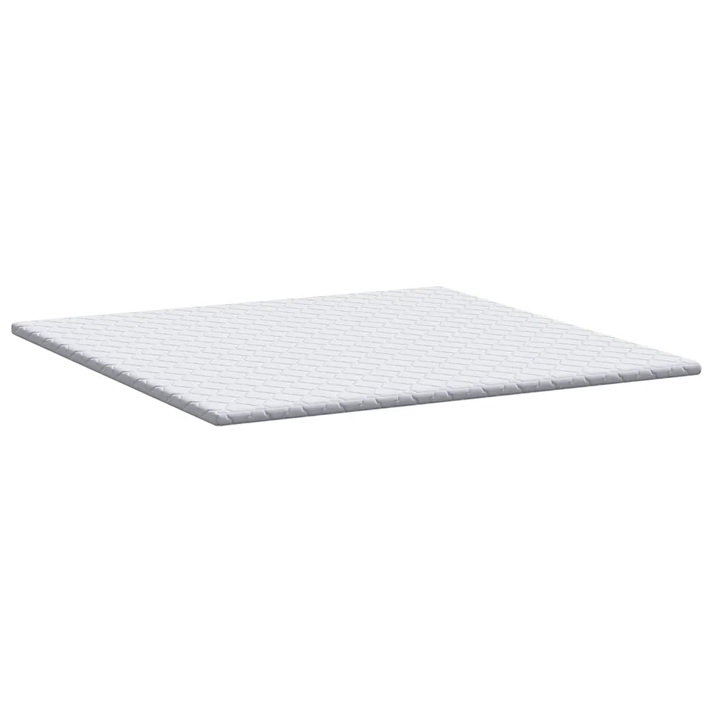 Topper al cocco Bianco 180 x 200 cm Tessuto Jacquard 4106399