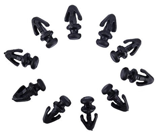 Clip di chiusura per portellone 10pz - Clip di chiusura per portellone - Afdichting - Trim - Klinknagel - Clip di retainer - Clip di chiusura per portellone autodichiuso - 10 pezzi - Material: Plastica