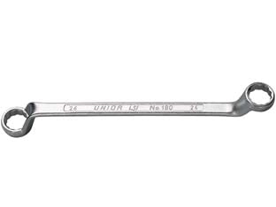 CHIAVE POLIGONALE CROMATA DOPPIA CURVA mm.18x19