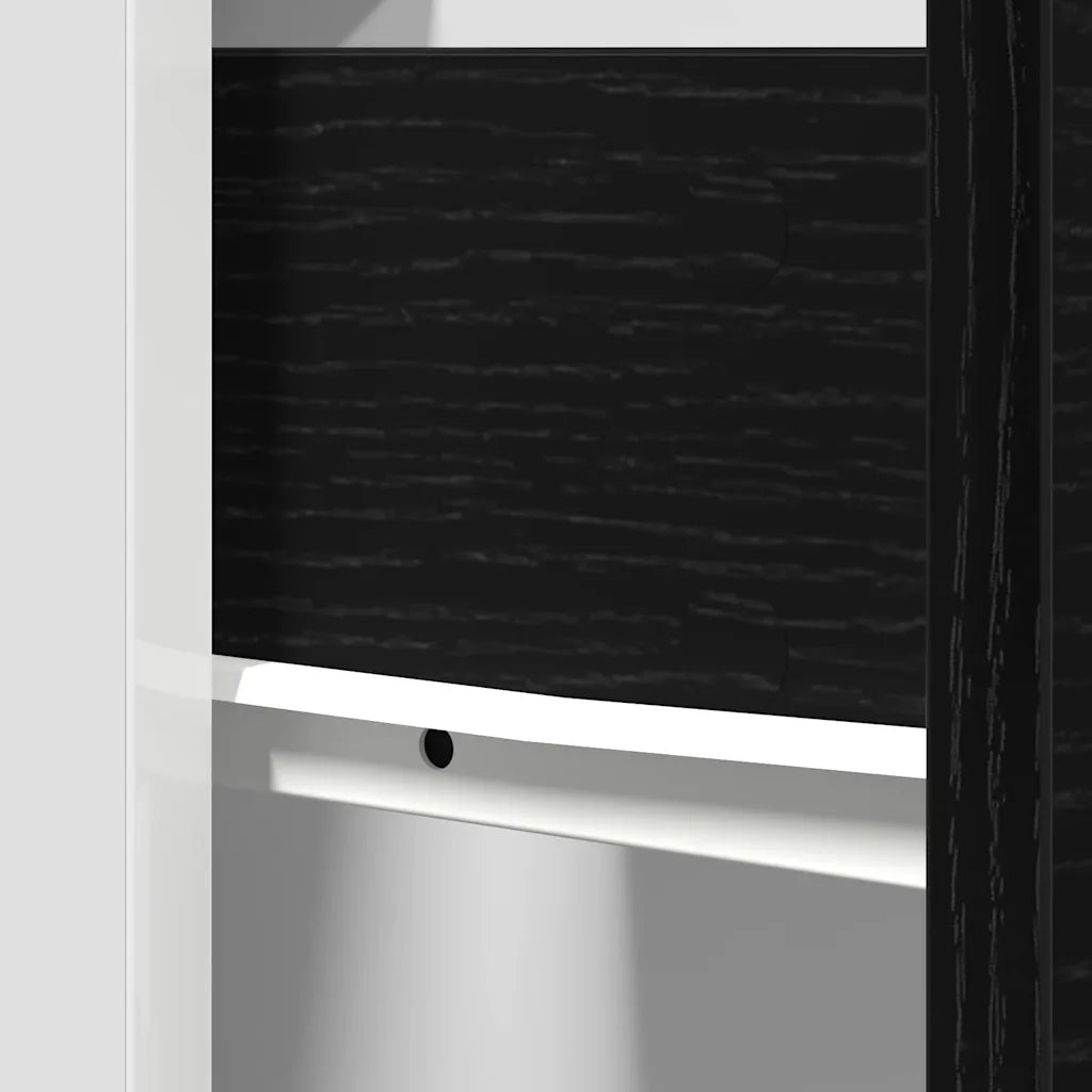 Armadio pensile Rovere Nero 30 x 46 x 81,5 cm Legno multistrato 863237