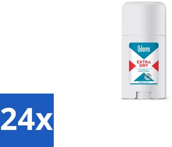 24 Sticchi Extra Secchi 40 ml - Odorante - Antitranspirante - Secchi - Riduzione del sudore - Idrofilico