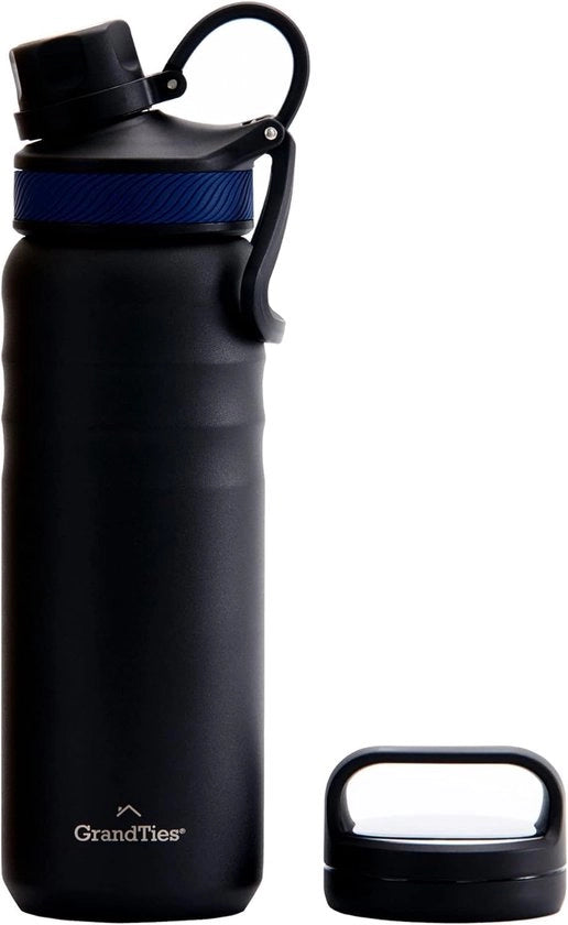 Bottiglia di Viaggio Isolante a Vuoto - 700 ml - Nero Notte