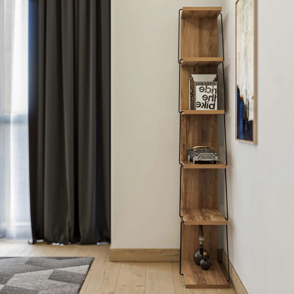 Libreria in legno "Nove" - ??50 x 22 x 150 cm - Pino